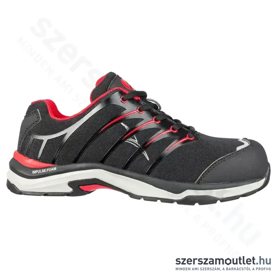 ALBATROS Twist Red Wns Low S1P ESD HRO SRC Női munkavédelmi cipő 40-es (Fekete/Piros)