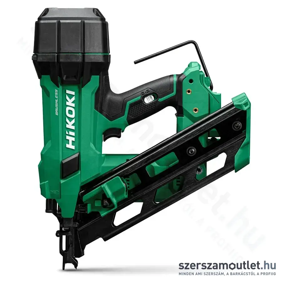 HIKOKI NR1890DCAW9Z-BASIC Akkus szegbelövő szénkefementes, 34°, D-fej 18V (Akku és töltő nélkül!)