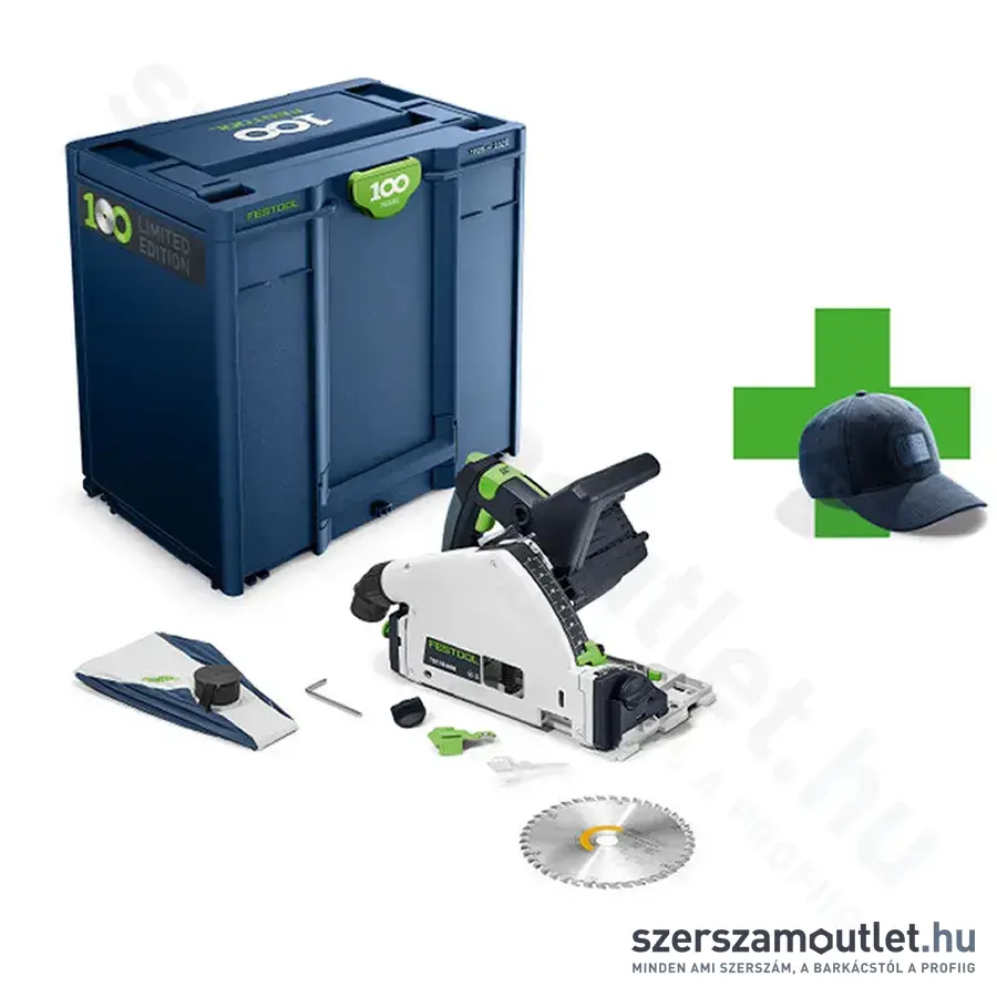 FESTOOL TSC 55 KEB-Basic 100Y Akkus merülőfűrész (AJÁNDÉK sapka, akku és töltő nélkül)