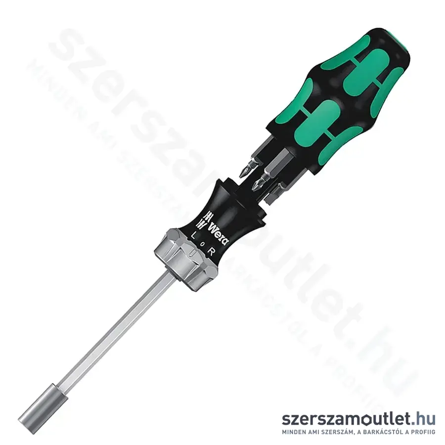 WERA Kompakt 27 RA 1 SB Racsnis csavarhúzó bitkészlettel, 1/4