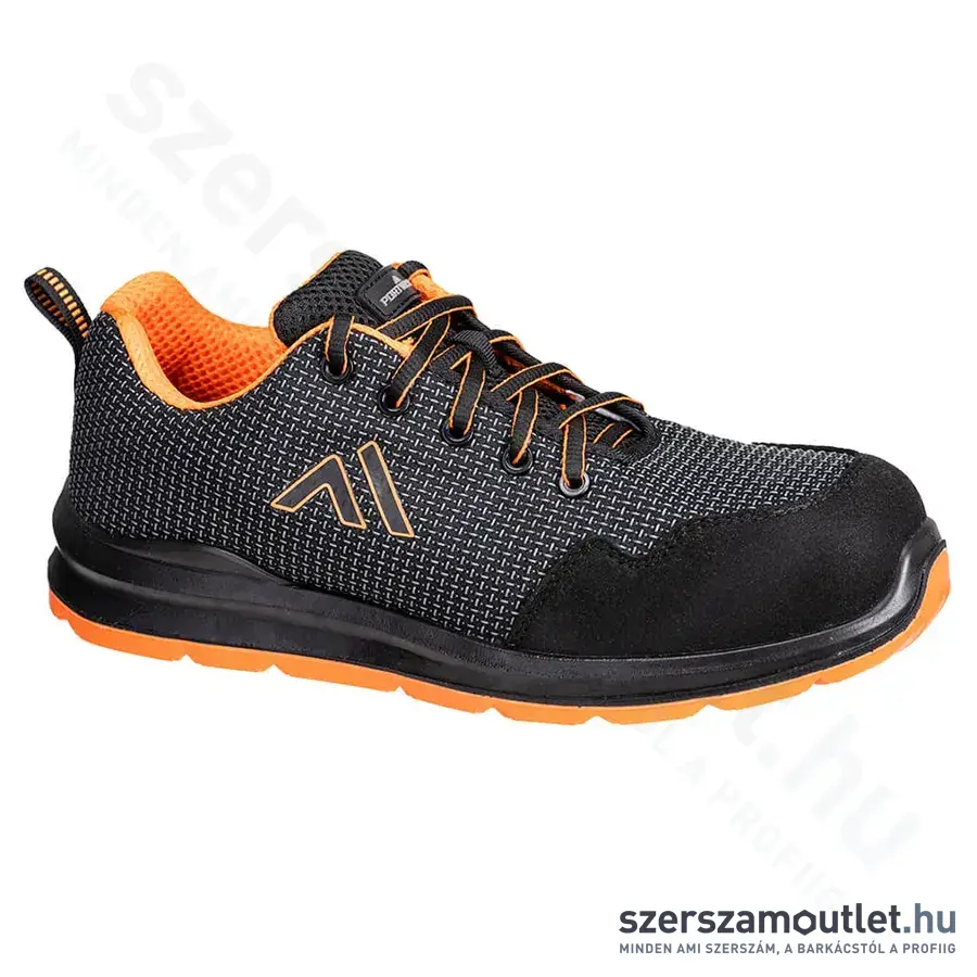 PORTWEST FC72 Kompozit trainer S3S SR FO Munkavédelmi cipő 40-es (Fekete/Narancs)