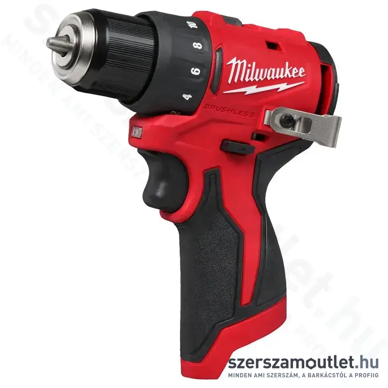MILWAUKEE M12 BLDDRC-0 Akkus fúró-csavarbehajtó (12V) (Akku és töltő nélkül!)