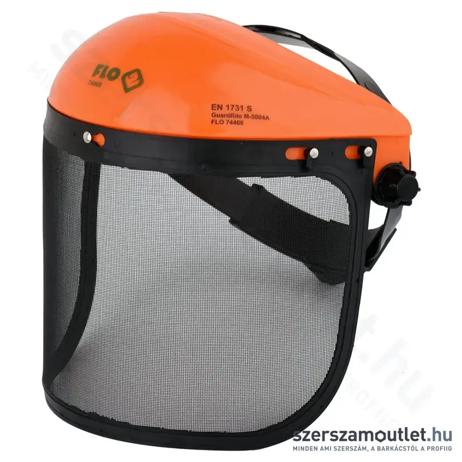 FLO M-5004A Komplett arcvédő rostély + homlokpánt, II.kategória, S szilárdság