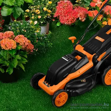 NEO TOOLS Elektromos fűnyíró 45l, IPX4, 38cm, 25-75mm, 1600W/230V