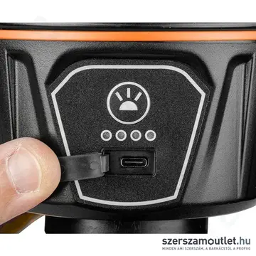 NEO TOOLS Akkus reflektor állvánnyal, SMD-LED, USB-C, IP44, IK07, 5000lm, 6500K, 11,1W (5,0Ah)