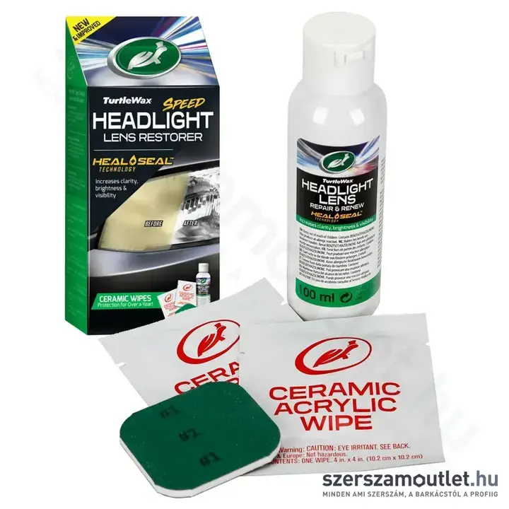 TURTLE WAX GL Fényszóró felújító készlet 4db-os