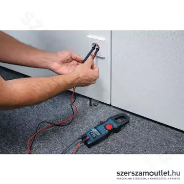 BOSCH GMC 600-15 + MH 1 Professional Digitális Multiméter Lakatfogó IP54, LCD, 600V