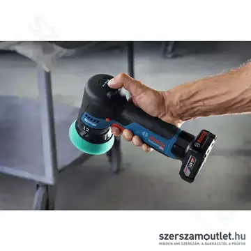 BOSCH GPX 12V-77 Professional Akkus szénkefementes polírozógép 77mm, 12V (Akku és töltő nélkül!)