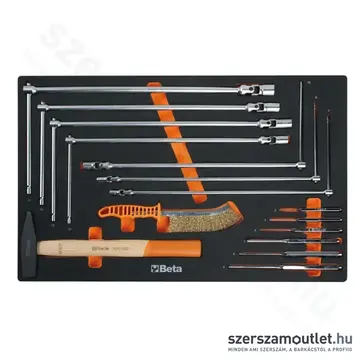 BETA 2400 RSC24/8-VAL szerszámkocsi 8 fiókos, 445db-os szerszámkészlettel
