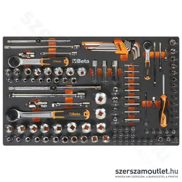 BETA 2400 RSC24/8-VAL szerszámkocsi 8 fiókos, 445db-os szerszámkészlettel