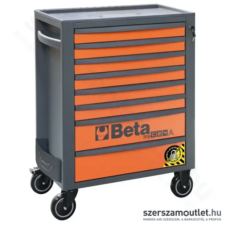 BETA 2400 RSC24A/8-VIL szerszámkocsi 8 fiókos, 411db-os szerszámkészlettel