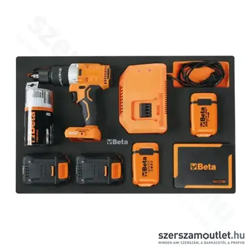 BETA 2400 RSC24A/8-VIL szerszámkocsi 8 fiókos, 411db-os szerszámkészlettel