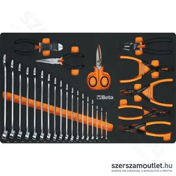 BETA 2400 RSC24/7-VA szerszámkocsi 7 fiókos, 223db-os szerszámkészlettel