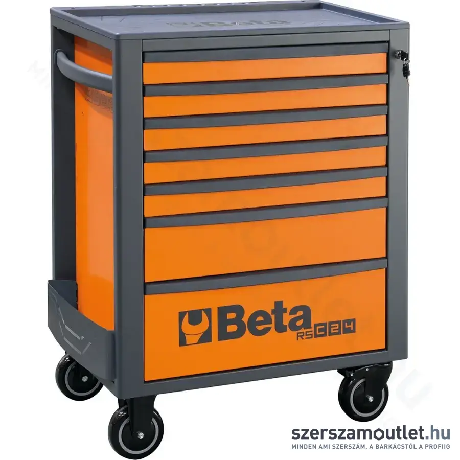 BETA 2400 RSC24/7-VIS szerszámkocsi 7 fiókos, 224db-os szerszámkészlettel