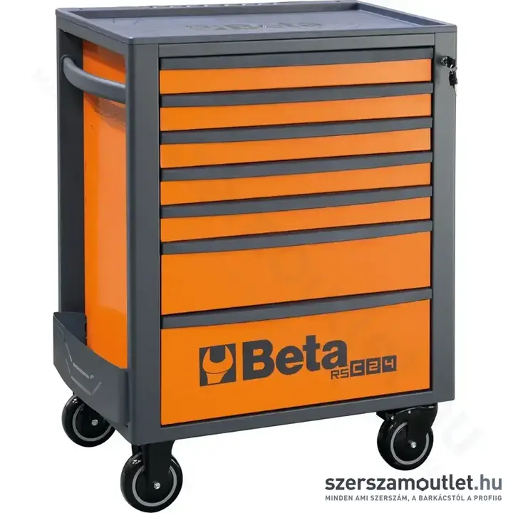 BETA 2400 RSC24/7-VIS szerszámkocsi 7 fiókos, 224db-os szerszámkészlettel
