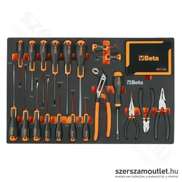 BETA 2400 RSC24/7-VIS szerszámkocsi 7 fiókos, 224db-os szerszámkészlettel