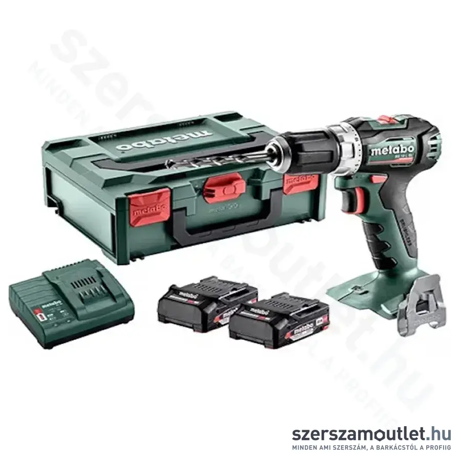 METABO BS 18 L BL Akkus szénkefementes fúró-csavarozó metaBOXban (2x2,0Ah/18V)