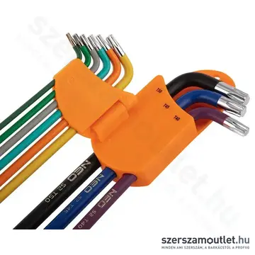 NEO TOOLS Torxkulcs készlet T10-T50, 9db-os