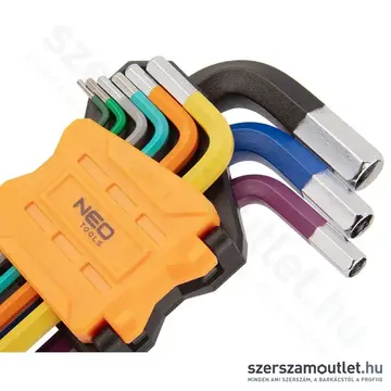 NEO TOOLS Imbuszkulcs készlet 1,5-10mm, 9db-os
