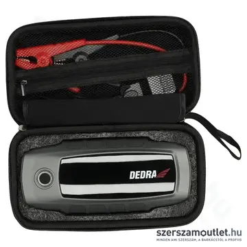DEDRA Power bank indítófunkcióval, Li-Ion, 16000mAh, LCD kijelző