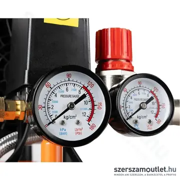 NEO TOOLS Kompresszor, olajmentes, szénkefementes, 12l, 95l/perc, 8bar, IPX0, 550W/230V