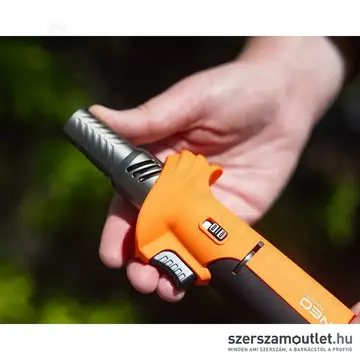 NEO TOOLS Gázforrasztó, gázégő, 360°-os, Piezo, 1300°C, gázszabályzó szelep, 10g gáztöltet