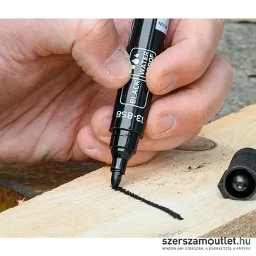 NEO TOOLS Jelölőfilc vízálló, olajalapú festékkel, vastag hegy, 4,5mm (Fekete) (1db)