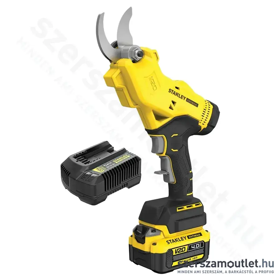 STANLEY SFMCPP32M1-QW FatMax V20 Akkus szénkefementes metszőolló 32mm (1x4,0Ah/18V)