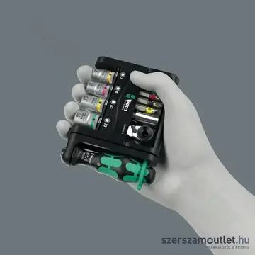 WERA Tool-Check Modular 1 Csavarhúzó bit -és dugókulcs készlet, PH/PZ/TX/HX, 7-13mm, 21db-os