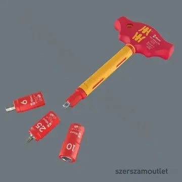 WERA Kraftform Kompakt VDE 24 Csavarhúzó bit -és dugókulcs készlet, SL/PH/PZ/TX/HX, 25db-os