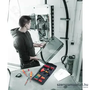WERA Kraftform Kompakt VDE 24 Csavarhúzó bit -és dugókulcs készlet, SL/PH/PZ/TX/HX, 25db-os