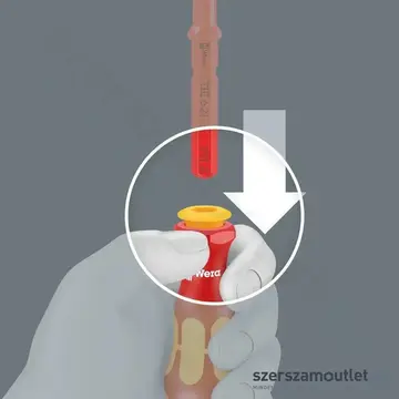 WERA Kraftform Kompakt VDE 17 Extra vékony csavarhúzó bitkészlet, PH/PZ/PZ-SL/TX/SL, 17db-os