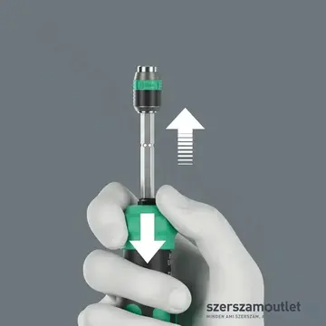 WERA Kraftform Kompakt 20 RA-R Racsnis csavarhúzó bitkészlettel, 1/4