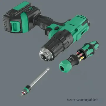 WERA Kraftform Kompakt 20 RA-R Racsnis csavarhúzó bitkészlettel, 1/4