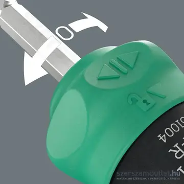 WERA Kraftform Kompakt 20 RA-R Racsnis csavarhúzó bitkészlettel, 1/4