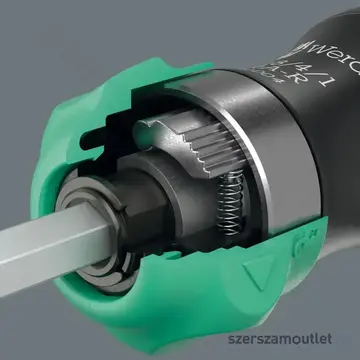 WERA Kraftform Kompakt 20 RA-R Racsnis csavarhúzó bitkészlettel, 1/4