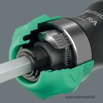 WERA Kraftform Kompakt 28 RA 1 Racsnis csavarhúzó bitkészlettel, 1/4
