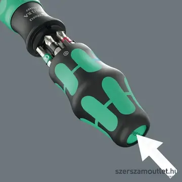 WERA Kraftform Kompakt 28 RA 1 Racsnis csavarhúzó bitkészlettel, 1/4