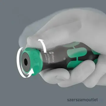 WERA Kraftform Kompakt Vario RA Hosszított, racsnis bitkészlet markolattal, PH/PZ/TX/HX/SL, 7db-os