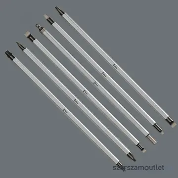 WERA Kraftform Kompakt Vario RA Hosszított, racsnis bitkészlet markolattal, PH/PZ/TX/HX/SL, 7db-os
