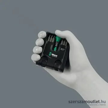 WERA Tool-Check Modular Micro 1 Bitkészlet markolattal, PH/PZ/TX/HX/SL, 21db-os