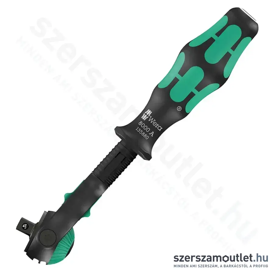 WERA 8000 A Black Edition Zyklop Speed Csuklós racsnis hajtókar 1/4