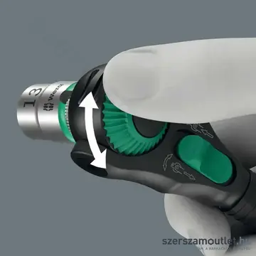 WERA 8000 B Black Edition Zyklop Speed Csuklós racsnis hajtókar 3/8