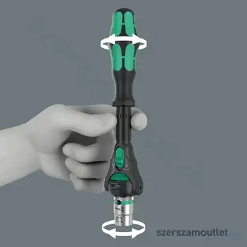 WERA 8000 C Black Edition Zyklop Speed Csuklós racsnis hajtókar 1/2