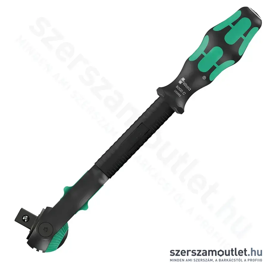 WERA 8000 C Black Edition Zyklop Speed Csuklós racsnis hajtókar 1/2
