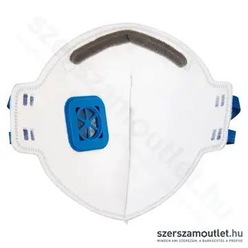 PORTWEST P251-FFP2 Pormaszk, szelepes (Fehér/Kék)