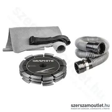 GRAPHITE Falhoronymaró, 3-as vágókorong rendszer, M8, 150x22,2mm, 2400W/230V
