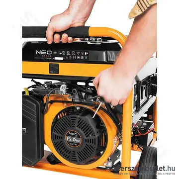 NEO TOOLS Áramfejlesztő/generátor, 4 ütemű, 15LE, 25l, IP23M, 420cc, 6500W/230V