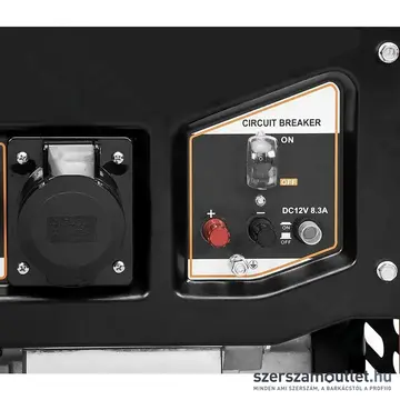 NEO TOOLS Áramfejlesztő/generátor, 4 ütemű, 15LE, 25l, IP23M, 420cc, 6500W/230V