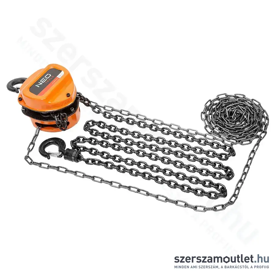 NEO TOOLS Láncos emelő, 3t, 3m